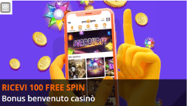 Bonus benvenuto Gioco Digitale: effettua un deposito e ricevi 100 giri gratis per le slot!