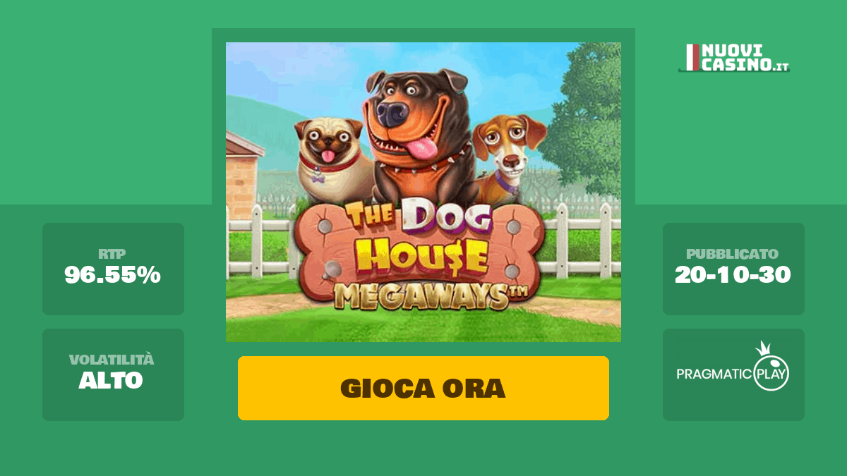 The Dog House Megaways Slot Machine – Gioca Gratis Online