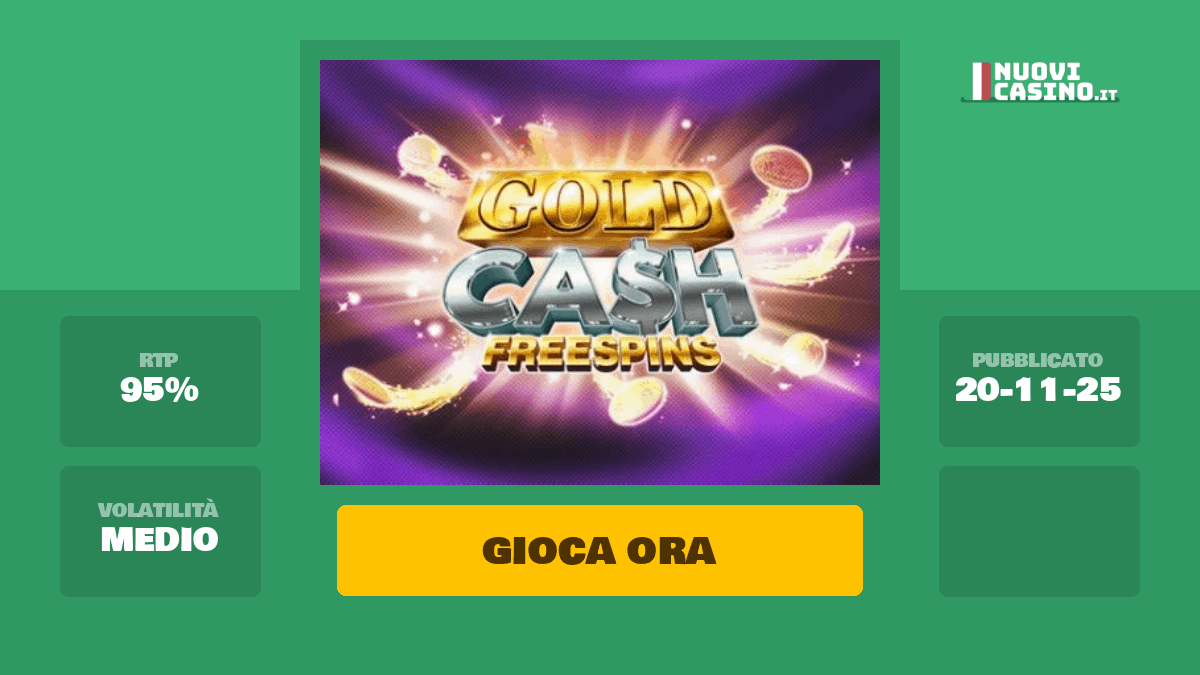 Gold Cash Freespins Slot Machine – Gioca Gratis Online | Nuovi Casino
