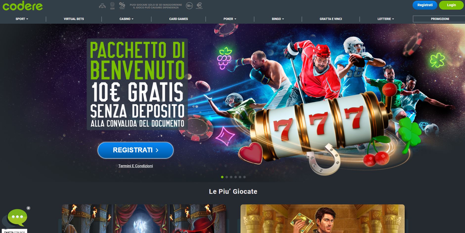 Slot online con Codere