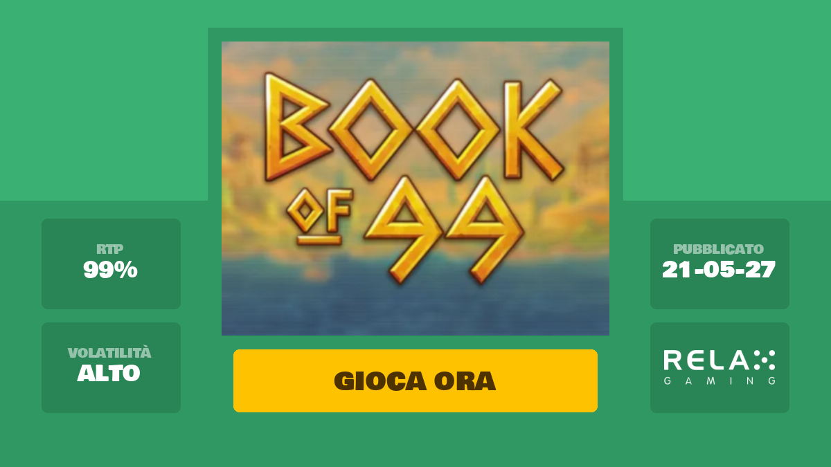 Book of 99 Slot Machine – Gioca Gratis Online
