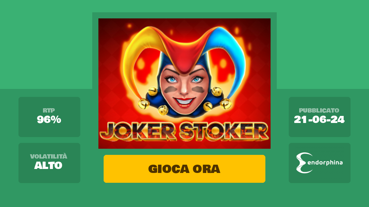 Joker Stoker Slot Machine – Gioca Gratis Online
