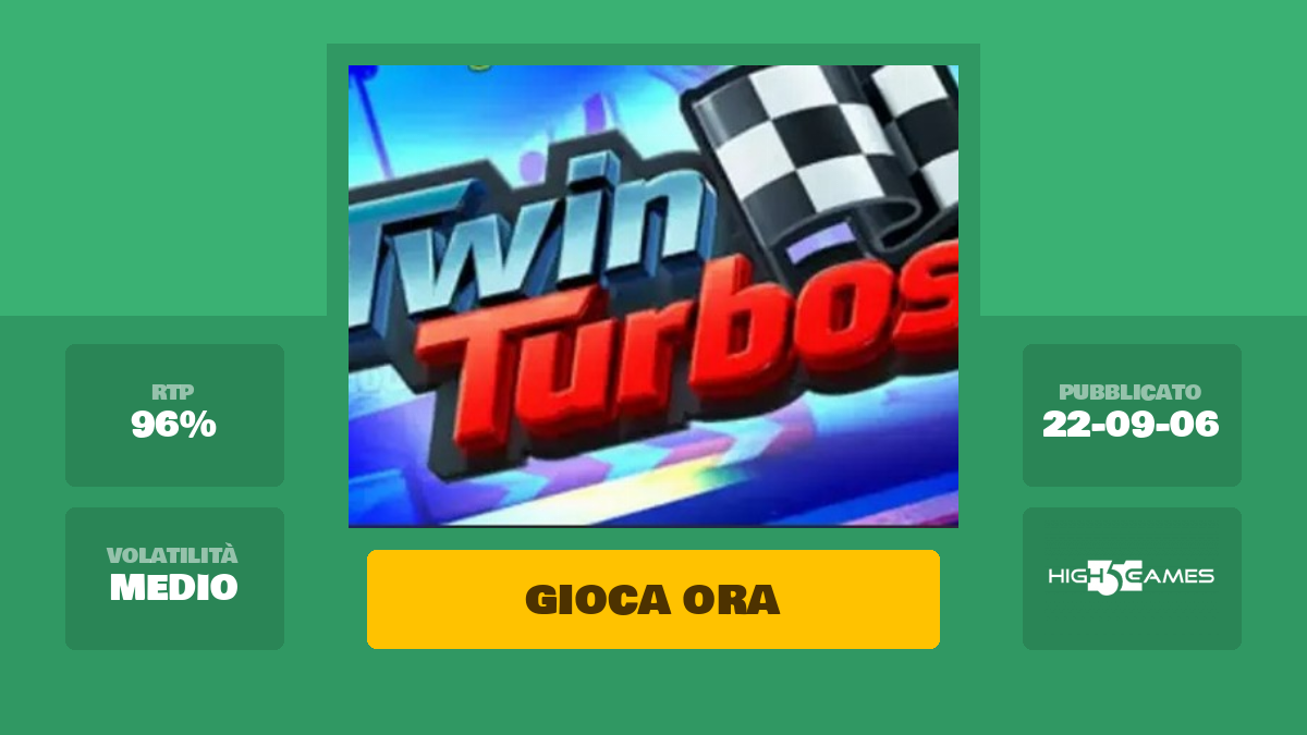 Twin Turbos Slot Machine Gioca Gratis Online
