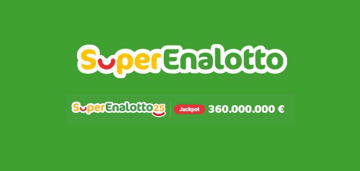 Il jackpot del SuperEnalotto arriva a 360 milioni