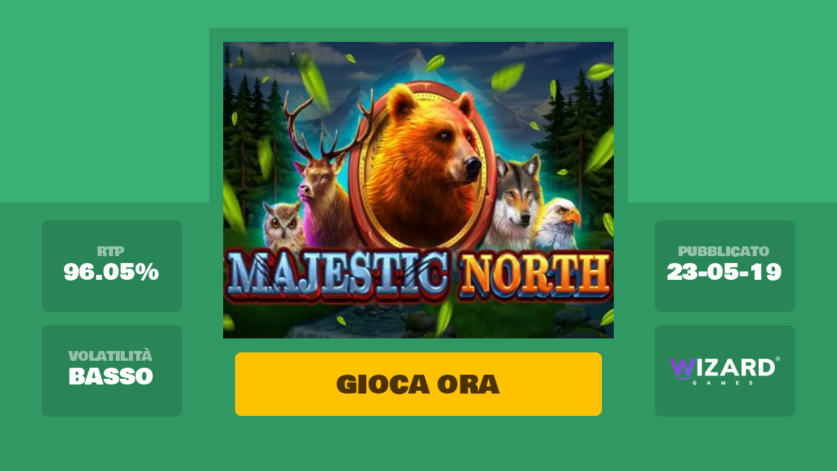 Majestic North Slot Machine – Gioca Gratis Online