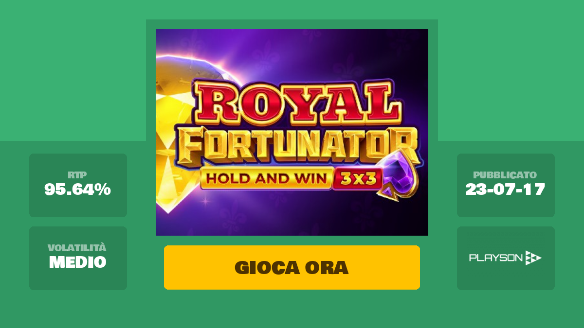 Royal Fortunator: Hold and Win Slot Machine – Gioca Gratis Online