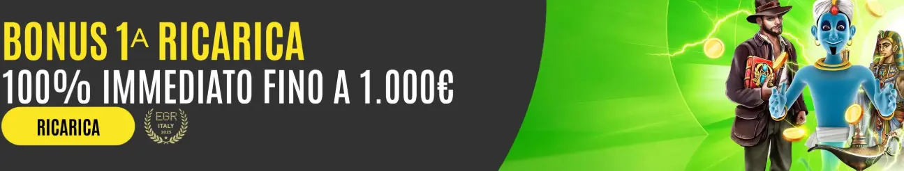 Bonus di benvenuto 888 Casinò: fino a 1000 con il 100% sul primo deposito