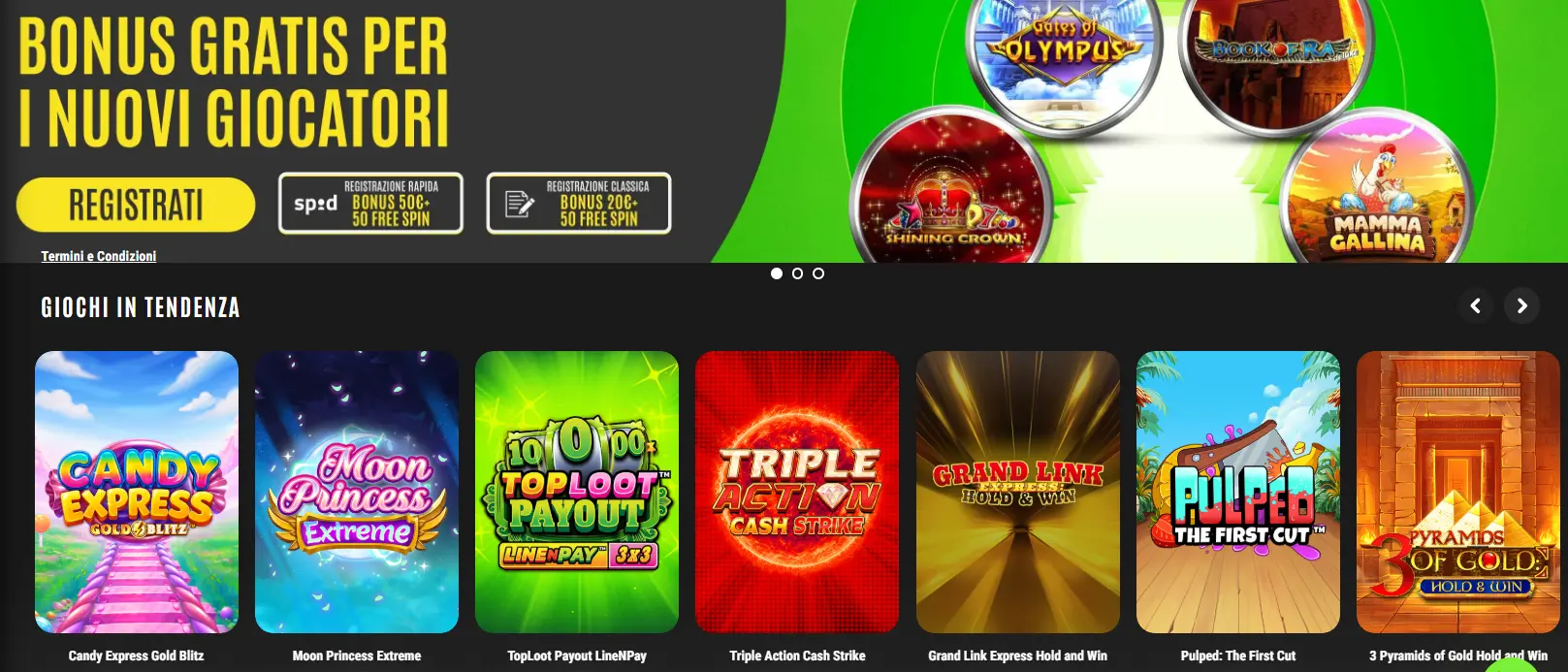 Scopri le esclusive di 888 Casinò, tra Slot e Giochi
